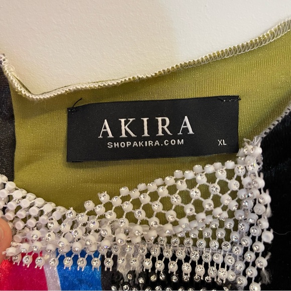 Akira Trendy Beaded Top - Size XL - Picture 3 of 3